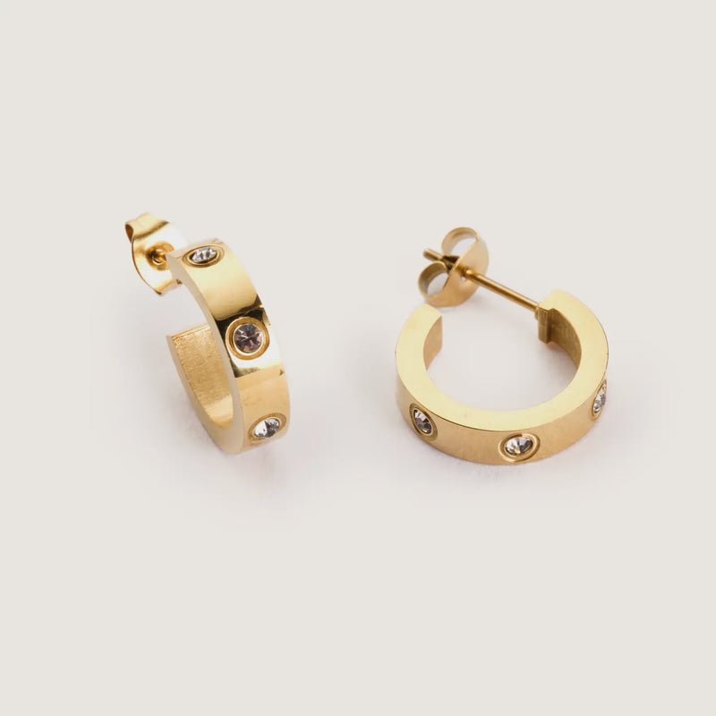 Corrine Gold Hoops