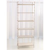 Spike Etagere-Antique Nickel w/White Marble