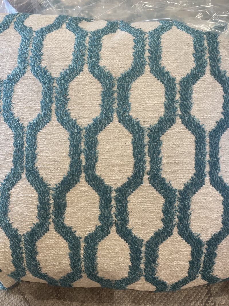 Fringe Benefits- Teal 22 x 22