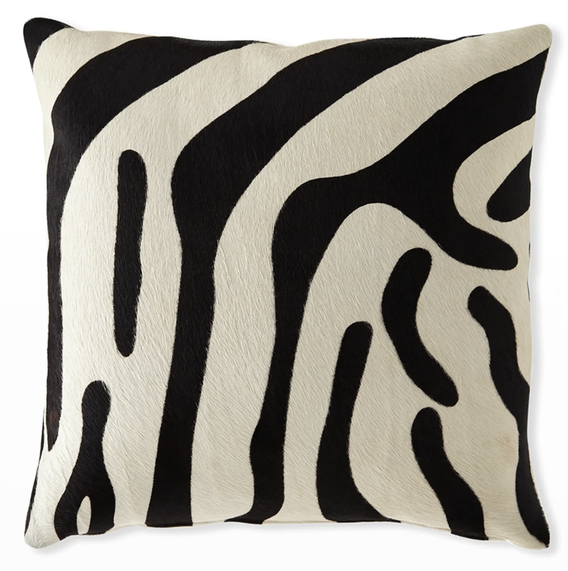 Zebra Print 24 x 24 Pillow