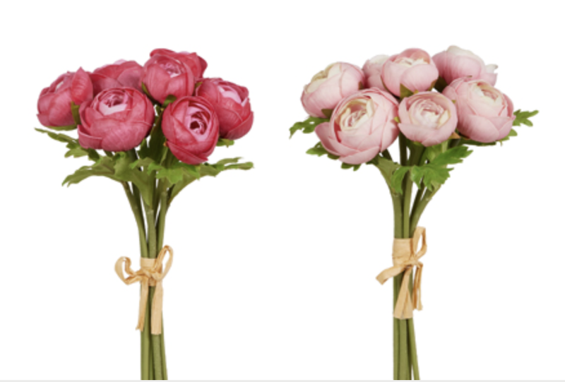 11" SOFT TOUCH RANUNCULUS BUNDLE