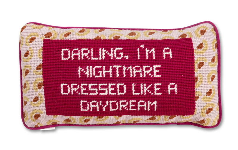 Dressed like a Daydream Needlepoint Pillow