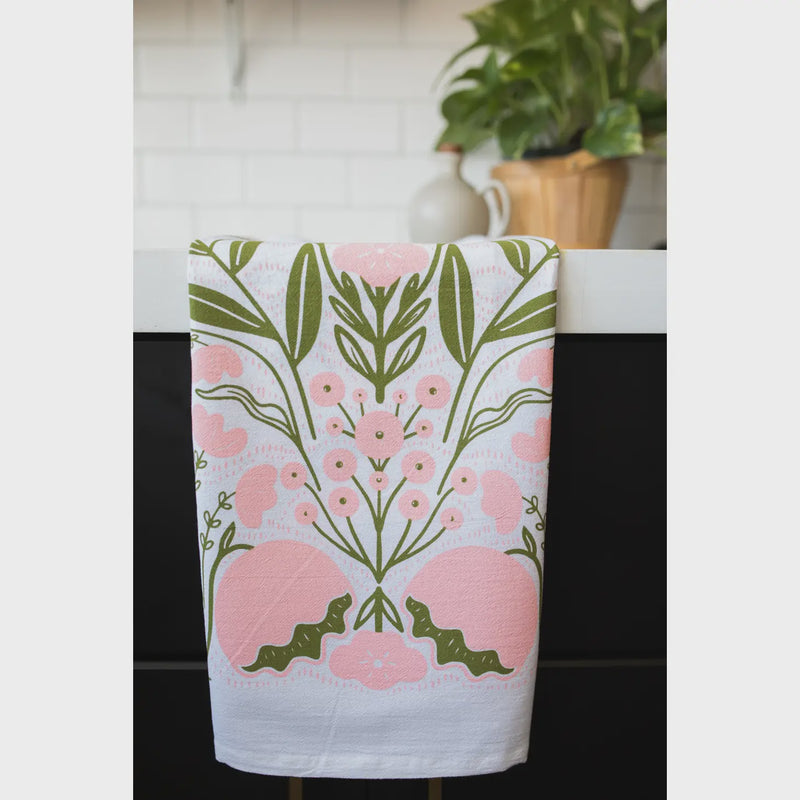 Flowers Tea Towel