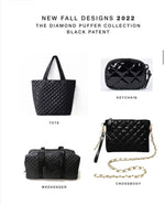 The Debra Diamond Weekender Black Patent