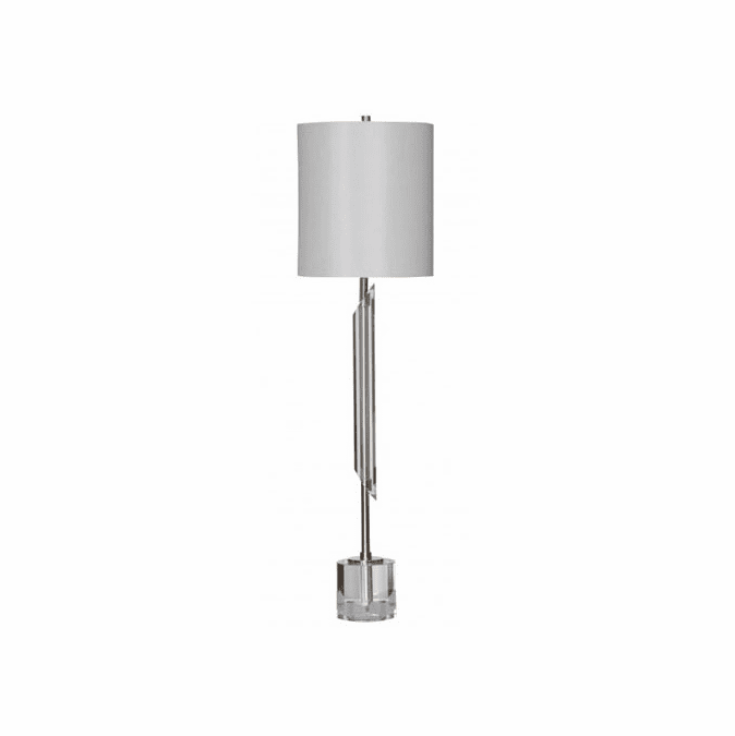 Polished Nickel Table Lamp